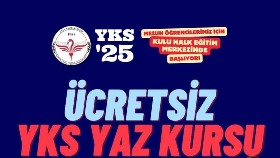 KULU'DA MEZUN ÖĞRENCİLERE KALİTELİ VE ÜCRETSİZ YKS KURSU BAŞLIYOR